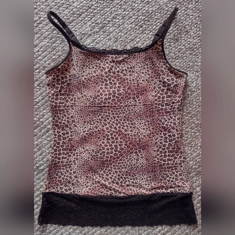 Flexees Leopard Print Camisole XL